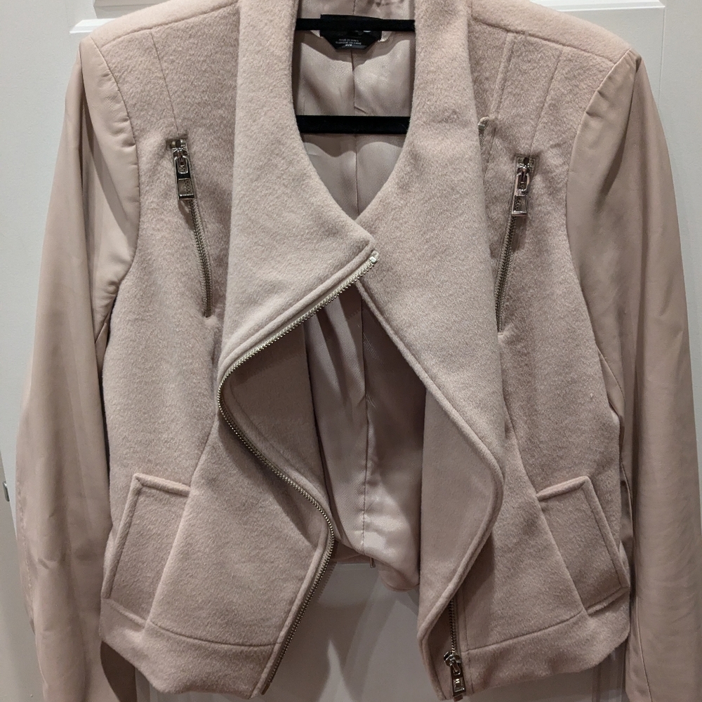 Bebe Blush Pink Jacket NWT